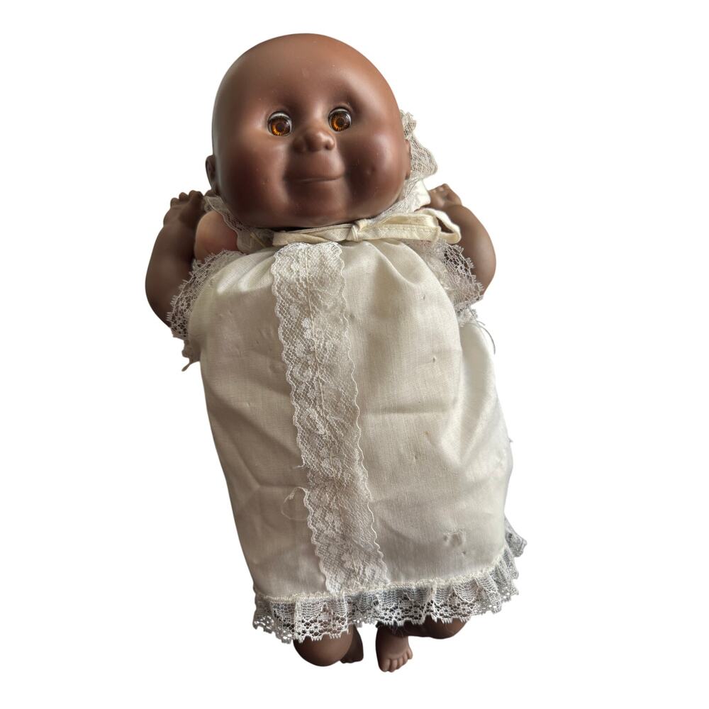 VTG 1985 Collette Toy Baby Doll Sleep Eyes African American